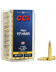 CCI FMJ 17HMR 1,29g - 50-pack