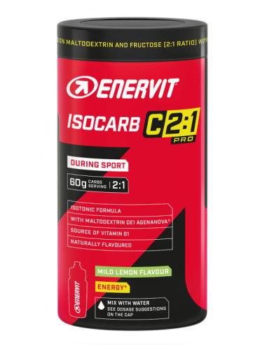 Enervit Isocarb C2:1 650g - Citron
