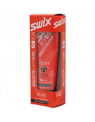 Swix KX65 Red Klister, +1C / +5C