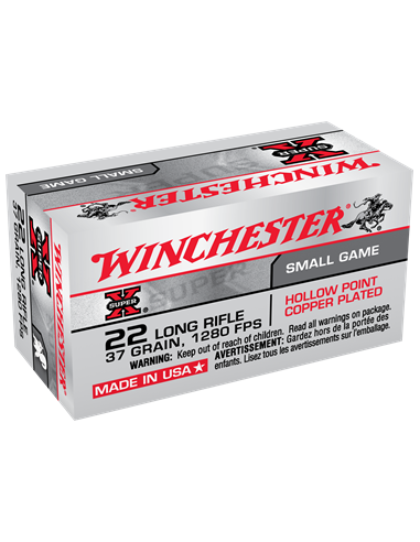 Winchester 22LR Super-X 2,4g LHP - 50-pack
